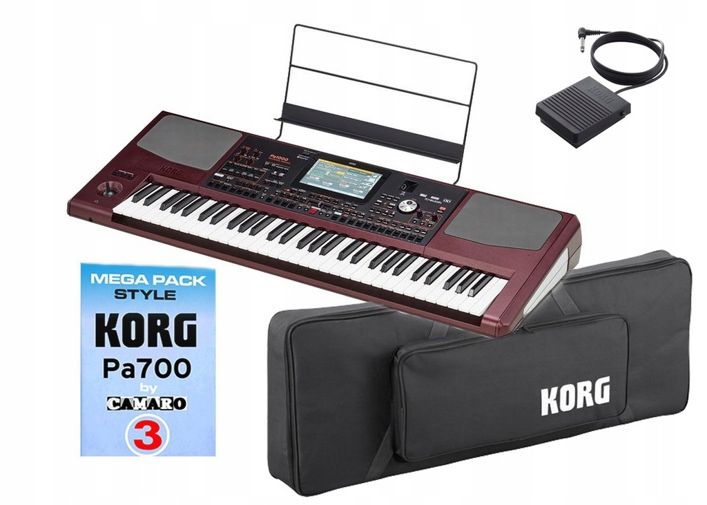 KORG Pa1000 ZESTAW POKROWIEC PEDAŁ STYLE | w 24h