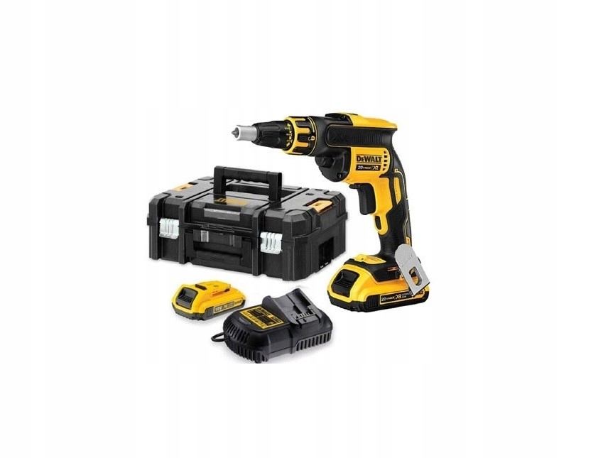 Wkrętarka do regipsów 18V 2x2Ah DeWalt DCF620D2