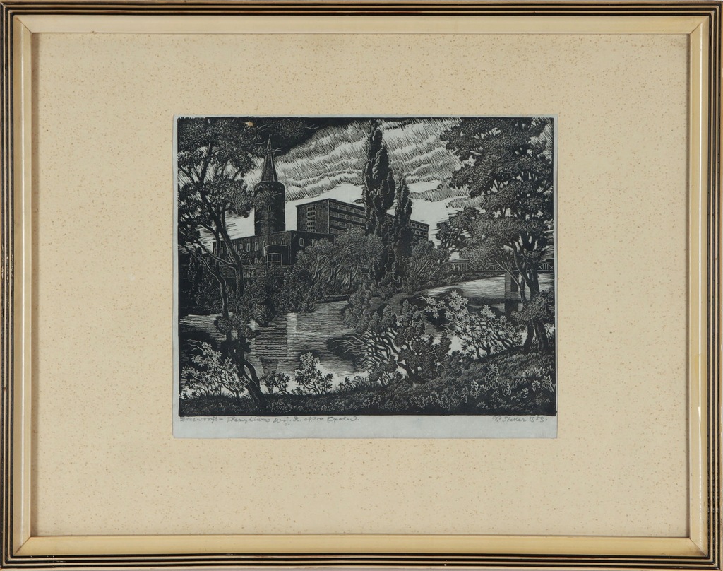Paweł STELLER (1895 - 1974) - "Opole" 1953 r.