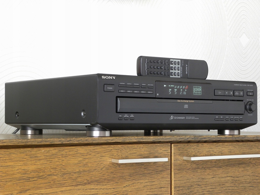 Купить SONY CDP-CE315 - CD-чейнджер на 5 компакт-дисков с дистанционным управлением: отзывы, фото, характеристики в интерне-магазине Aredi.ru