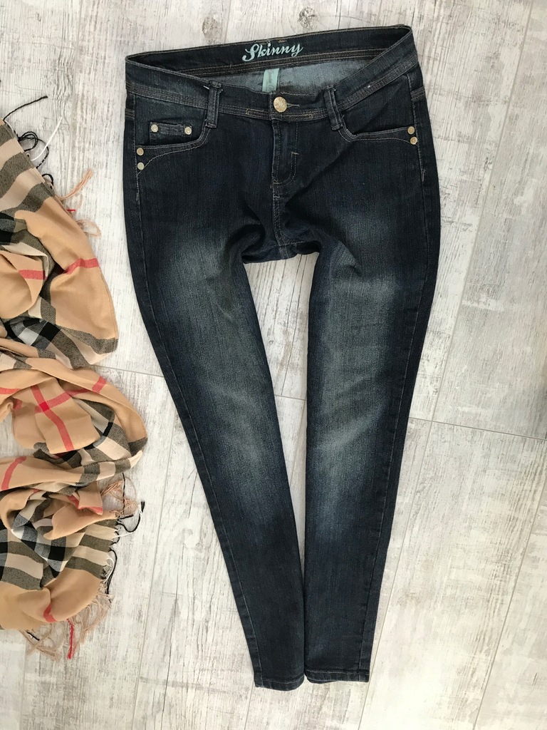 DENIM CO___jeans stretch rurki __36/38