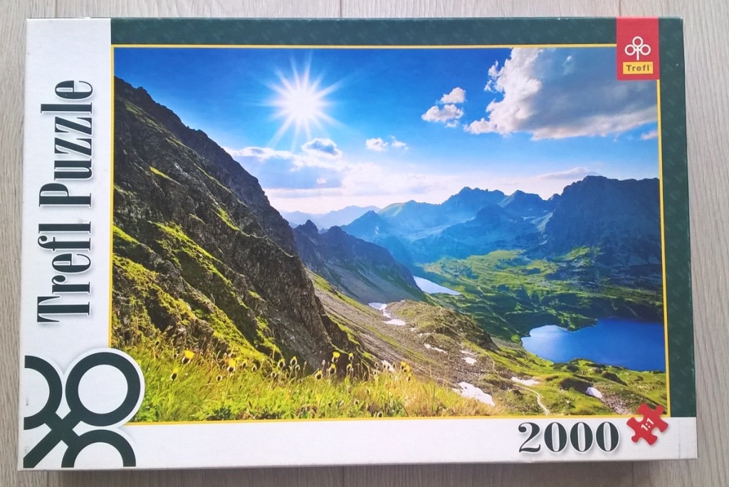 Puzzle górski widok - 2000 el.- paczkomat gratis