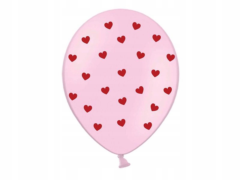 Balony serca serduszka na Walentynki dekoracje x6