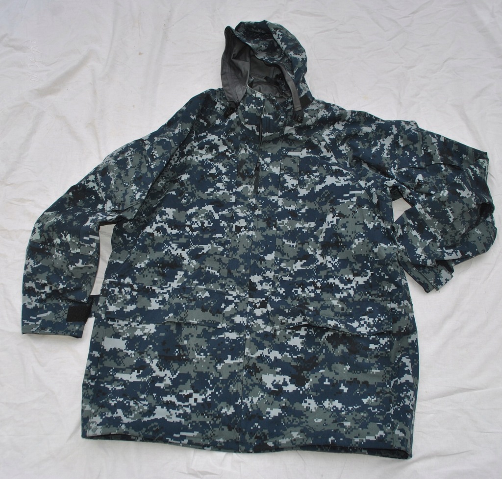 kurtka wojskowa goretex NAVY BLUE LARGE LONG LL UNS US ARMY kontrakt