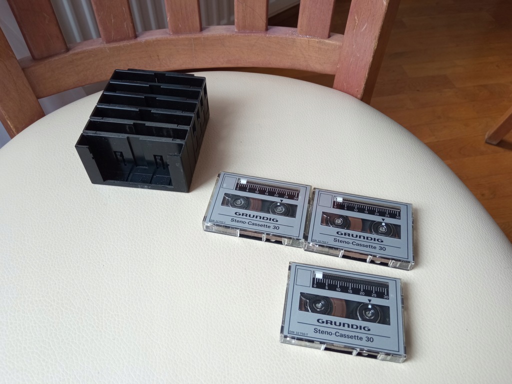 Mini kasety Grundig Steno Cassette 30 3szt. 13645643139 oficjalne