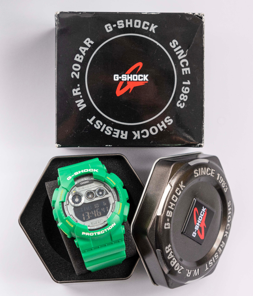 カシオ G-SHOCK GD-120TSグリーン GD120TS-1 | Black Red Men's