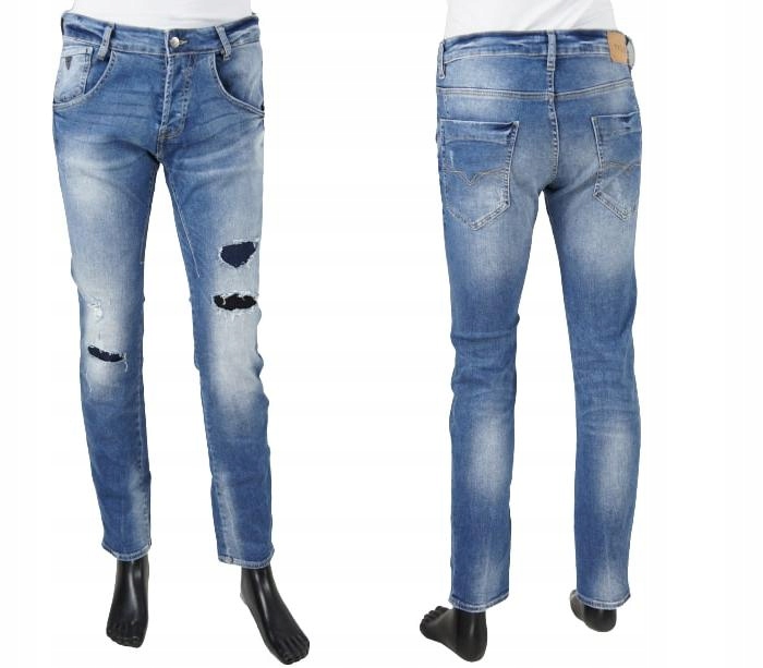 GUESS NIEBIESKIE KLASYCZNE JEANSY (W31)