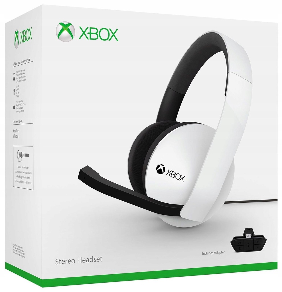 SŁUCHAWKI XBOX ONE OFFICIAL HEADSET STEREO ORYGINA