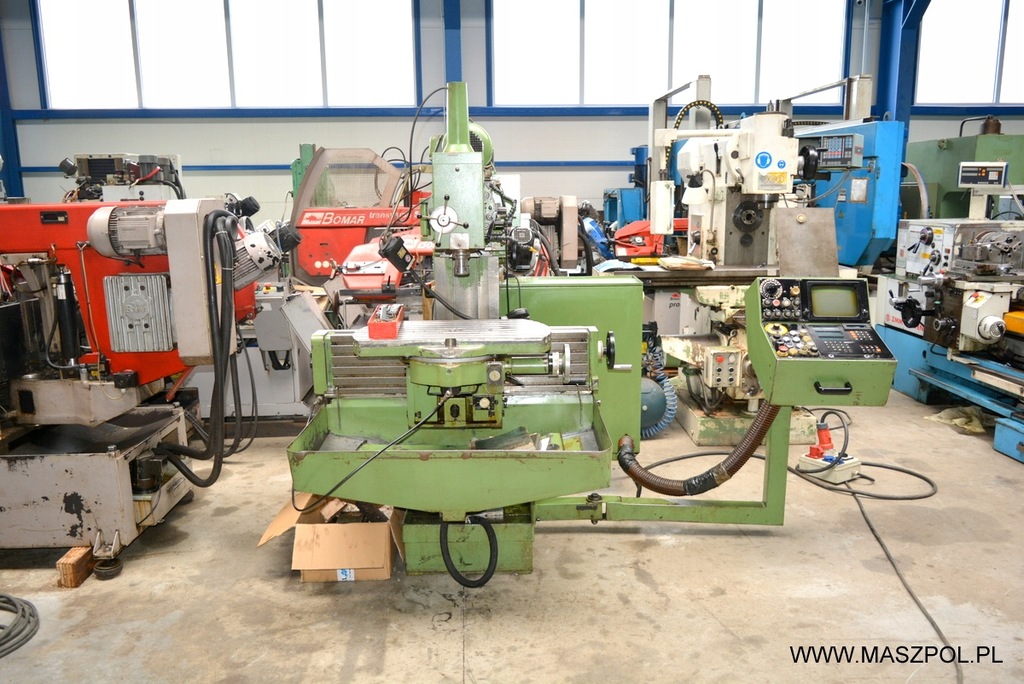 Frezarka MAHO MH - 600 P czytniki i sterowanie - HEIDENHEIN TNC 135 - FILM