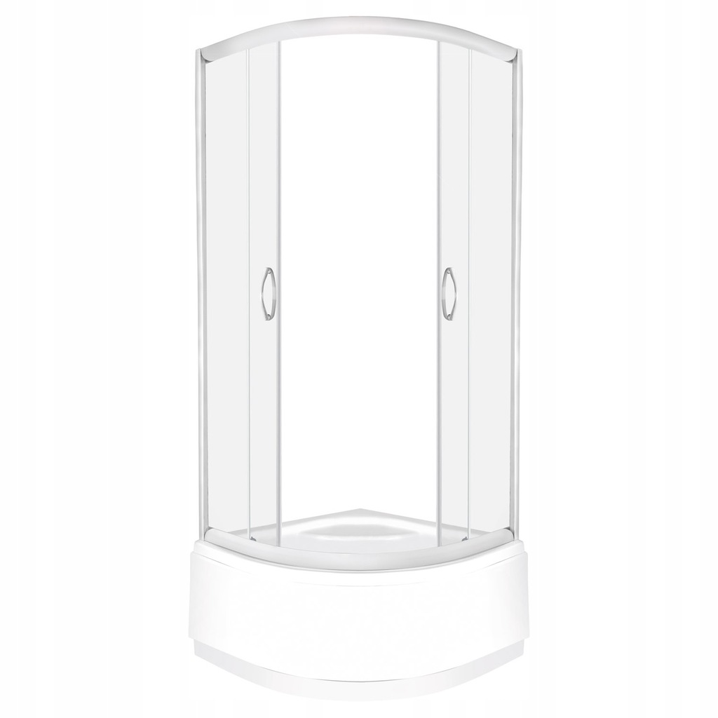 KERRA LAVA kabina prysznic półokrągła głęboki brodzik 200x90x90cm LAVA90