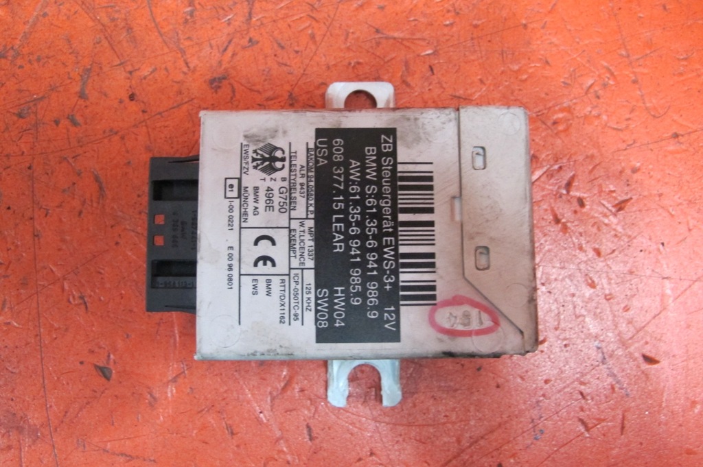 BMW X5 E53 LCI E83 MODUŁ STEROWNIK EWS 6941986