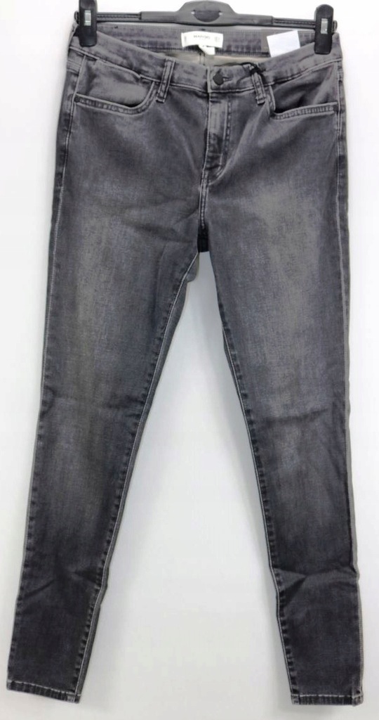 MANGO SZARE DAMSKIE SPODNIE JEANS 42