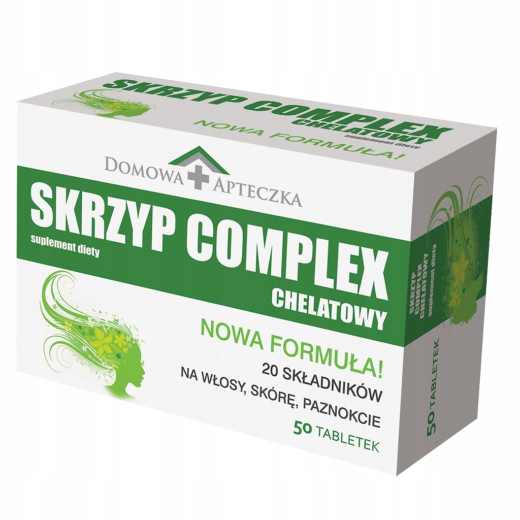 DOMOWA APTECZKA Skrzyp Complex Chelatowy, 50 tabletek