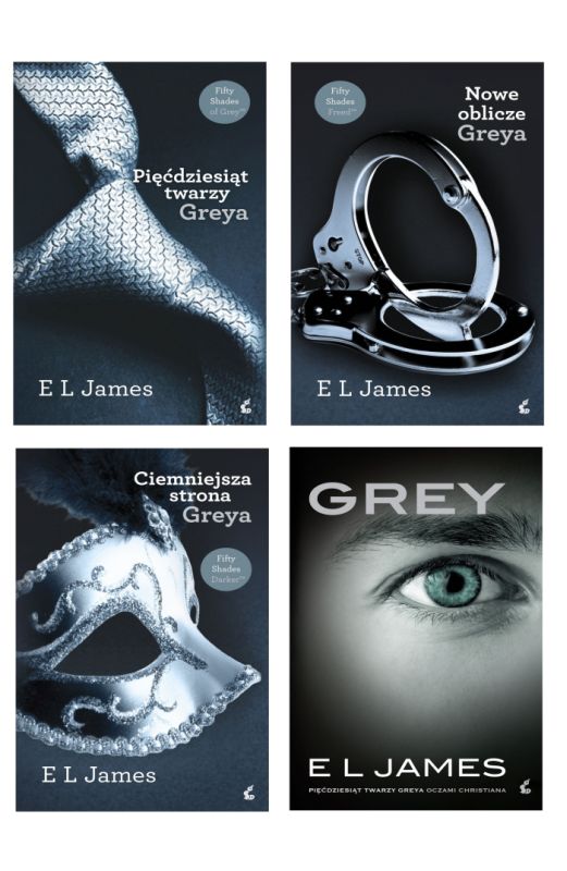 Pakiet Greya 4 Tomy Grey El James 50 Twarzy Nowe 5668617809 Oficjalne Archiwum Allegro
