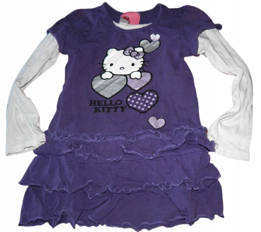 Tunika C&A Hello Kitty brokat 122