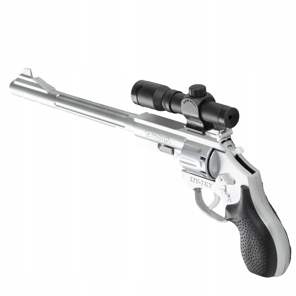 PISTOLET REWOLWER NA SPŁONKE SPŁONKA KAPISZONY 27p