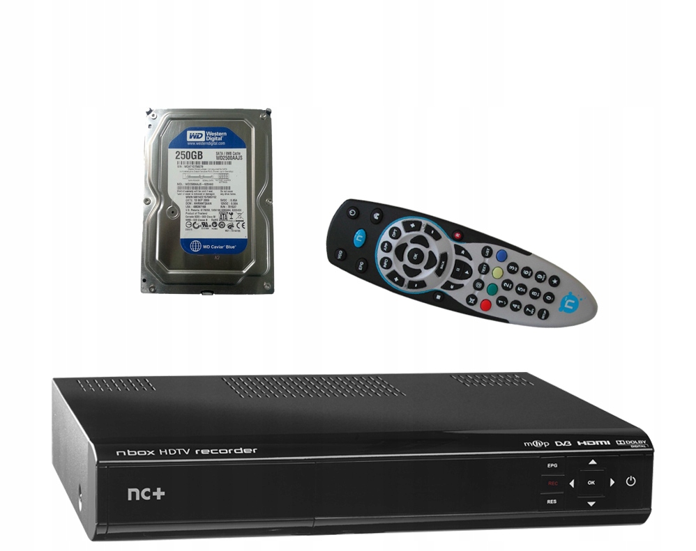 nBox BZZB BSLA 250GB DEKODER ENIGMA2 E2 Cccam Oscam