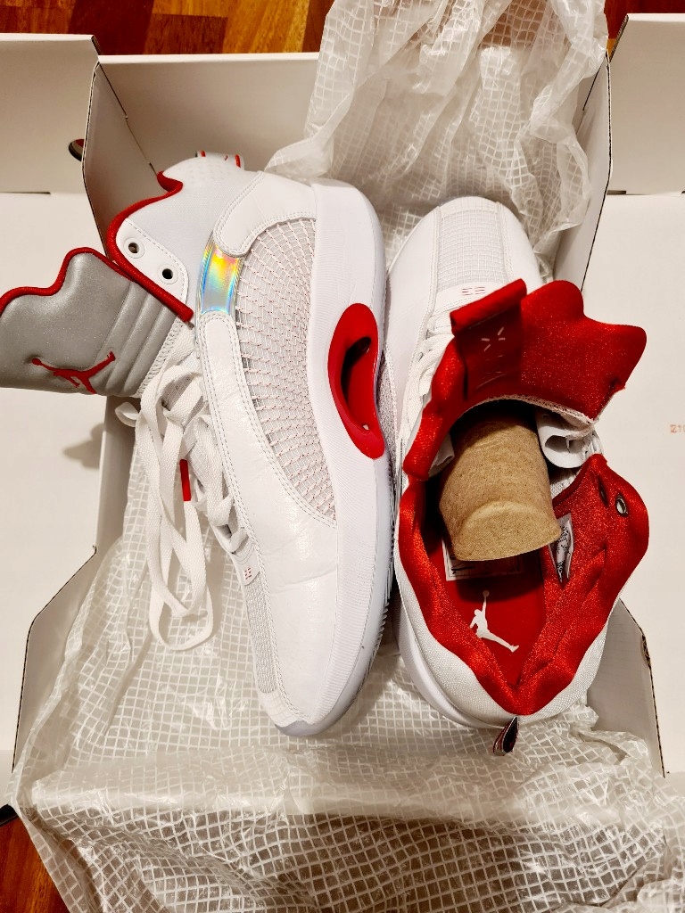 Купить Кроссовки Nike Jordan XXXV 35 White Fire Red, размер 45,5, США 11,5: отзывы, фото, характеристики в интерне-магазине Aredi.ru