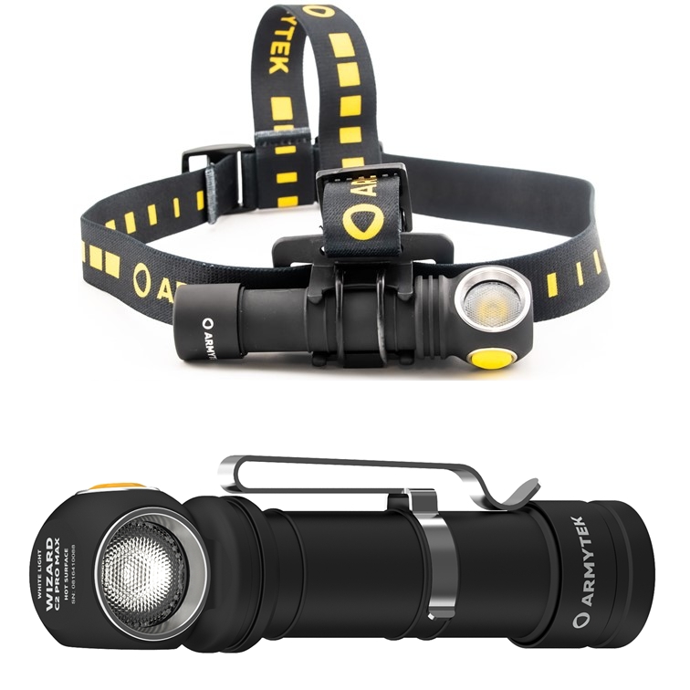 Latarka czołowa ARMYTEK Wizard C2 PRO MAX 4000 lm