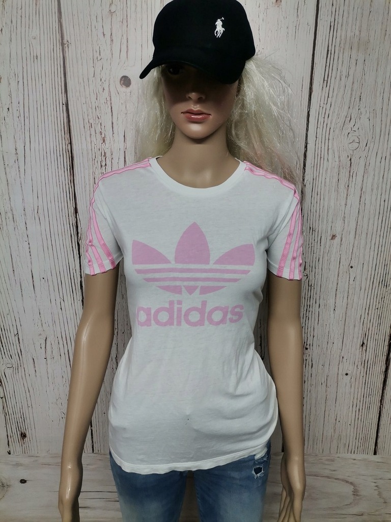 Koszulka ADIDAS BIAŁA NOWY MODEL 2020 S 36