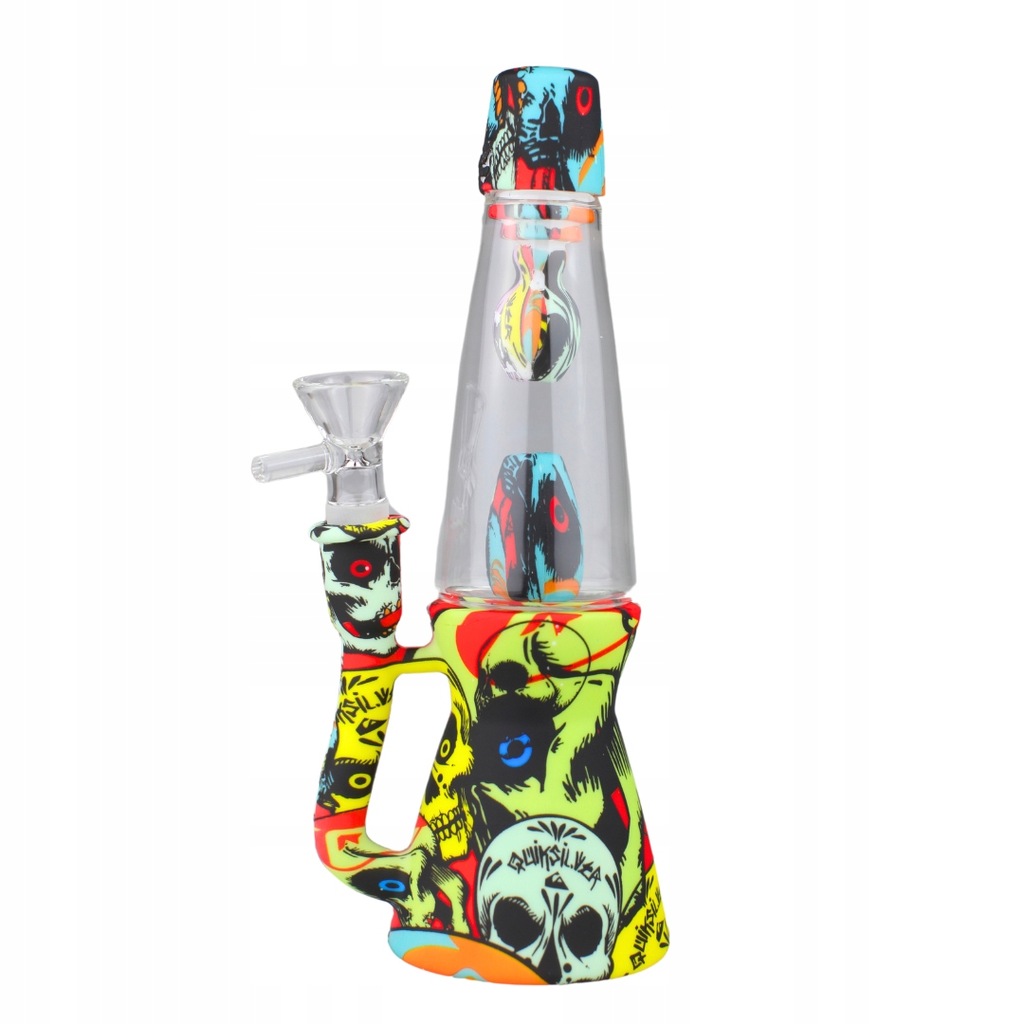 Bongo Silikonowe w Kształcie Lampy Lawa 21cm