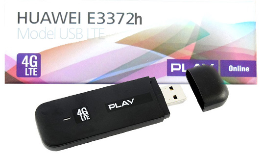 Modem USB Huawei E3372h 4G LTE Play 150Mbps czarny