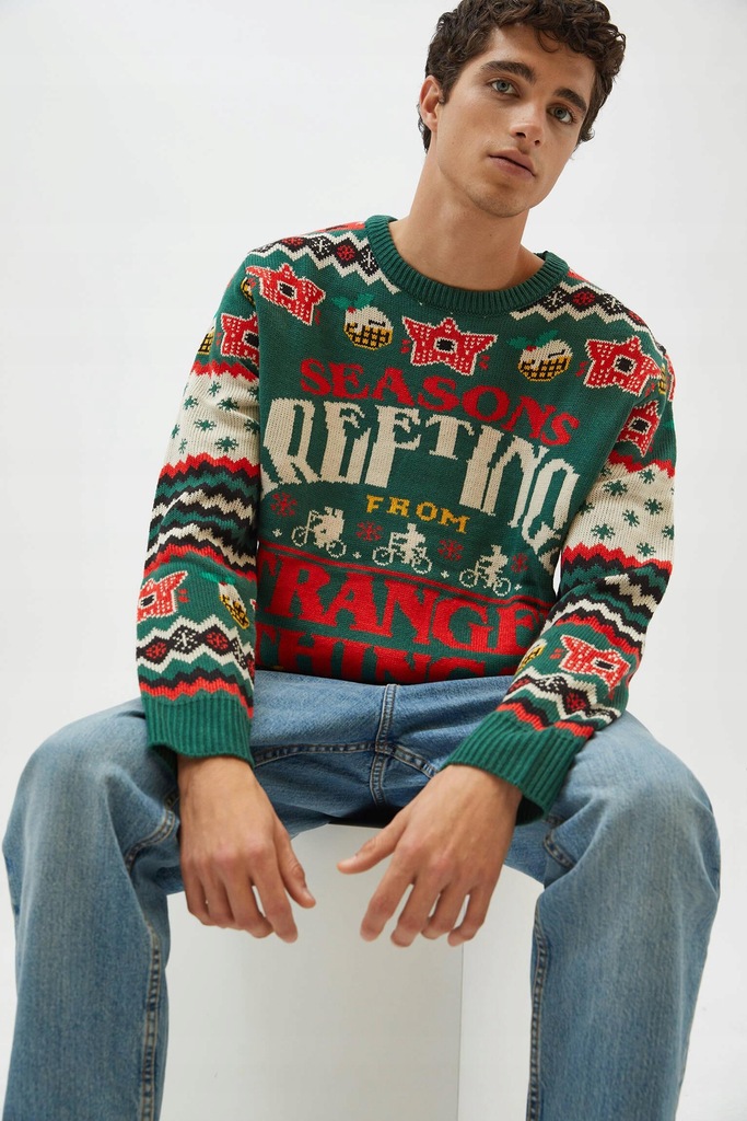 PULL & BEAR SWETER STRANGER THINGS VSJ BDD__S