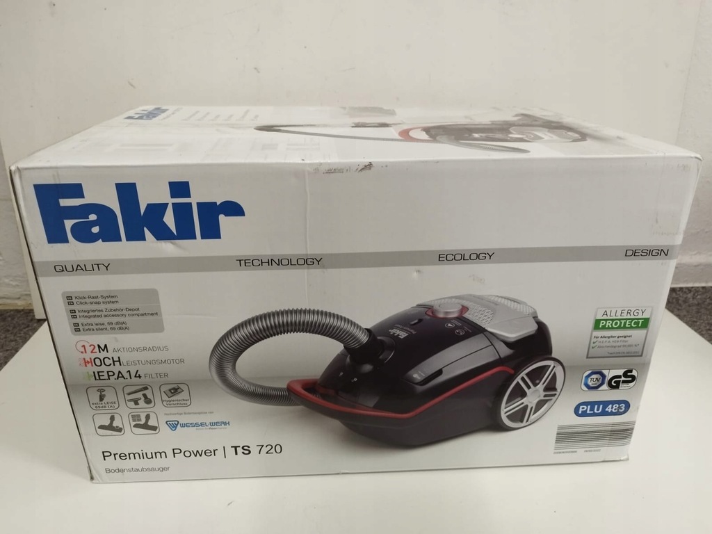 Odkurzacz workowy Fakir TS 720 (1562/23) - 13780973411 - oficjalne ...