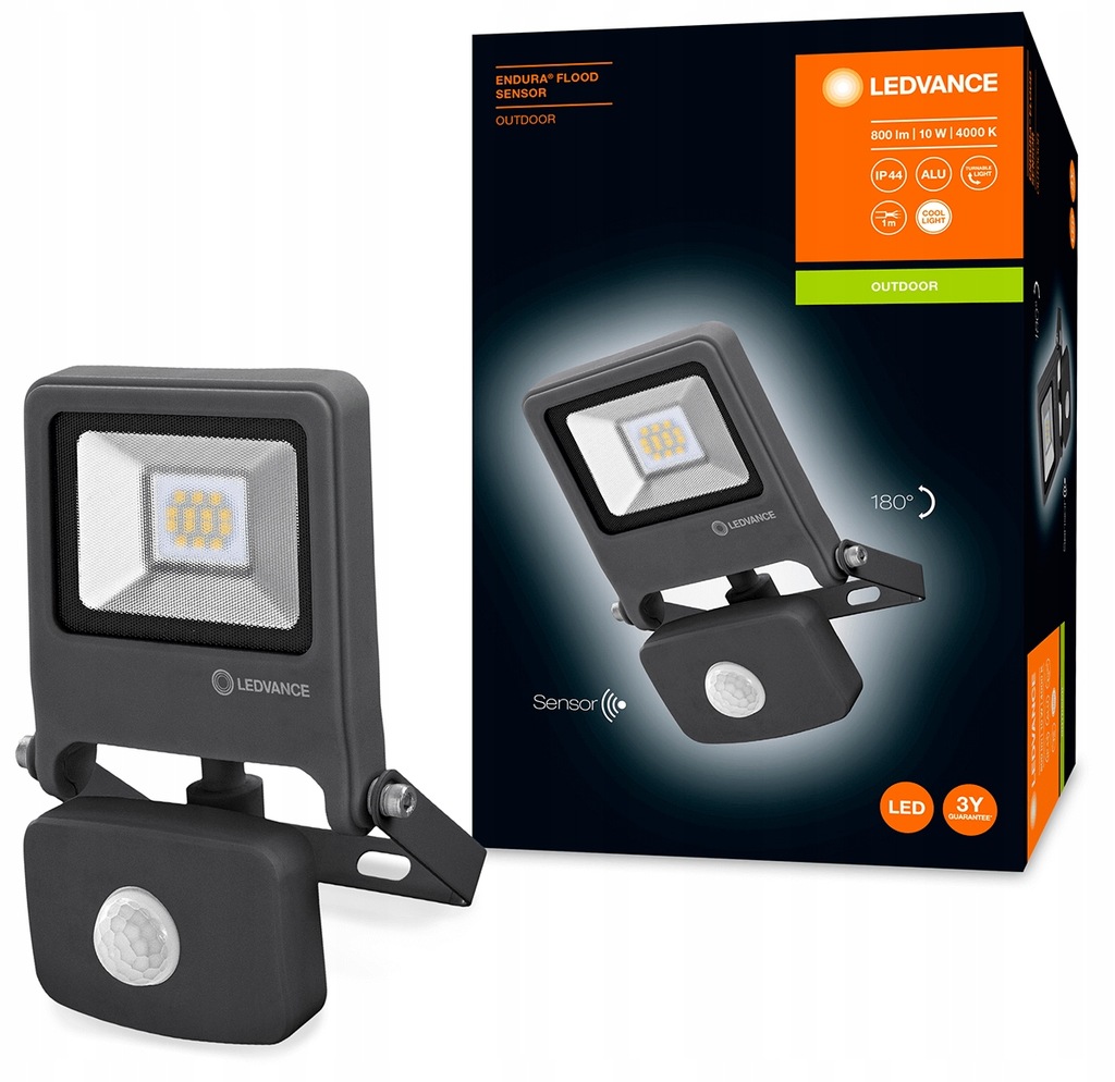 Naświetlacz LED z czujnikami ENDURA FLOOD Sensor