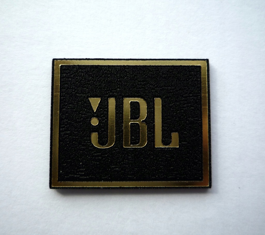 239b Naklejka JBL LOGO wypukłe 28 x 23 mm