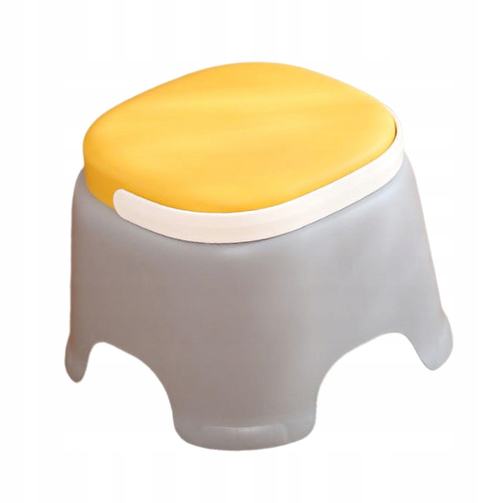Small Stool Foot Stool Potty Training Stool Anti Skid Chair Bath Yellow