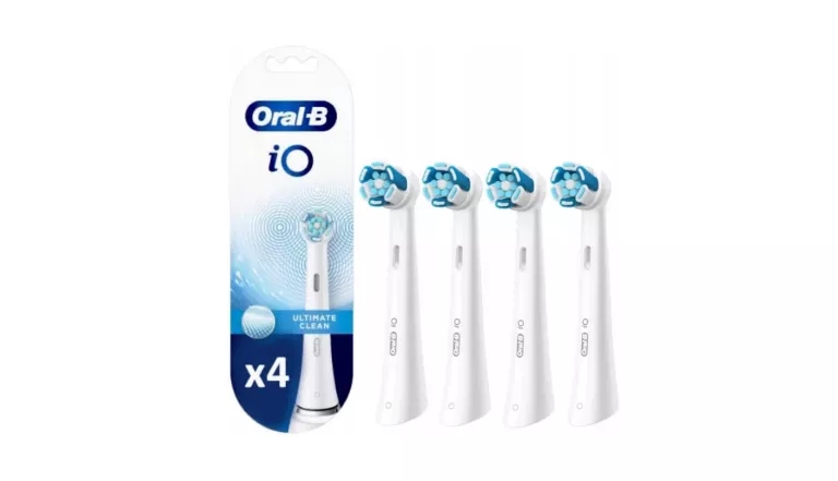 4X KOŃCÓWKA ORAL-B IO ULTIMATE CLEAN WHITE BIAŁA