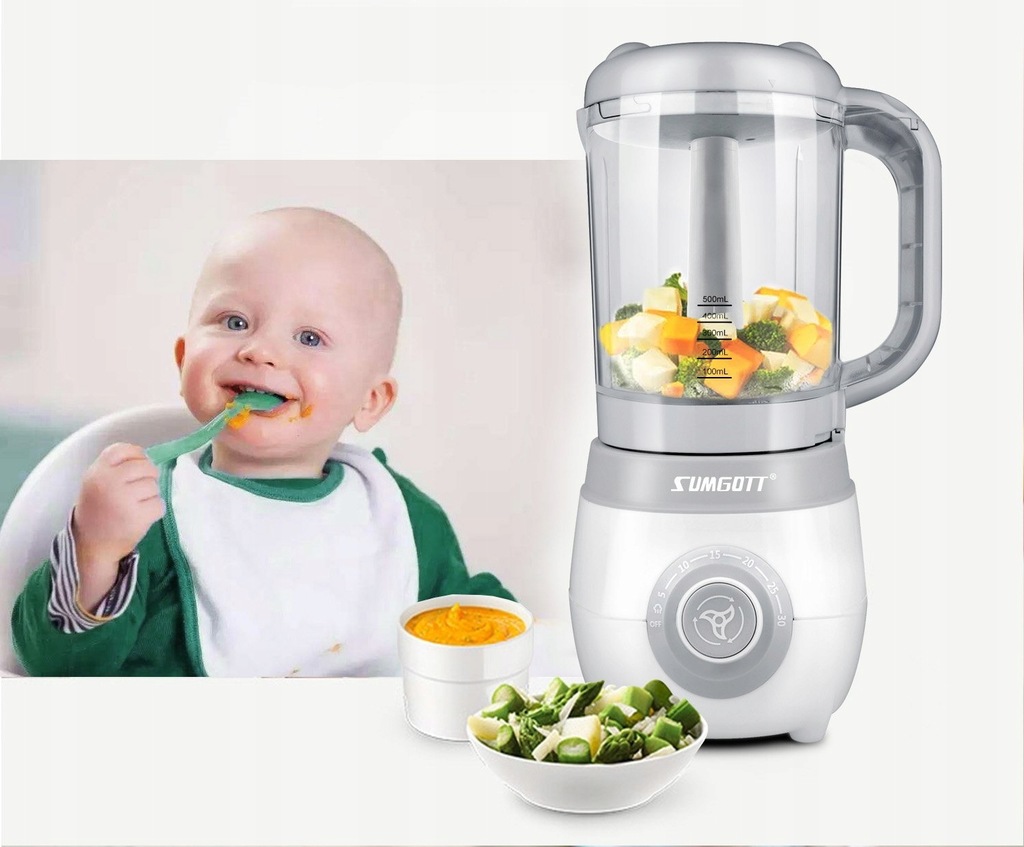 Parowar Blender Mikser SUMGOTT Baby Food Maker 4w1 - 7902605354