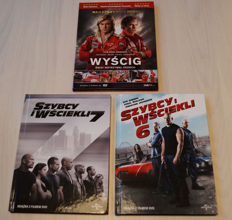 Wyścig, Szybcy i Wściekli 6 i 7 DVD
