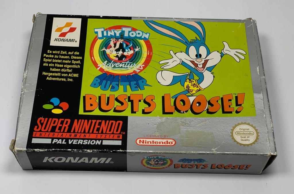 Tiny Toon Busts Loose Super Nintendo SNES 12768150818 oficjalne