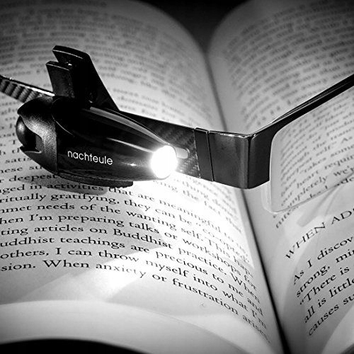 MM851 Mini lampka na okulary do czytania LED klips
