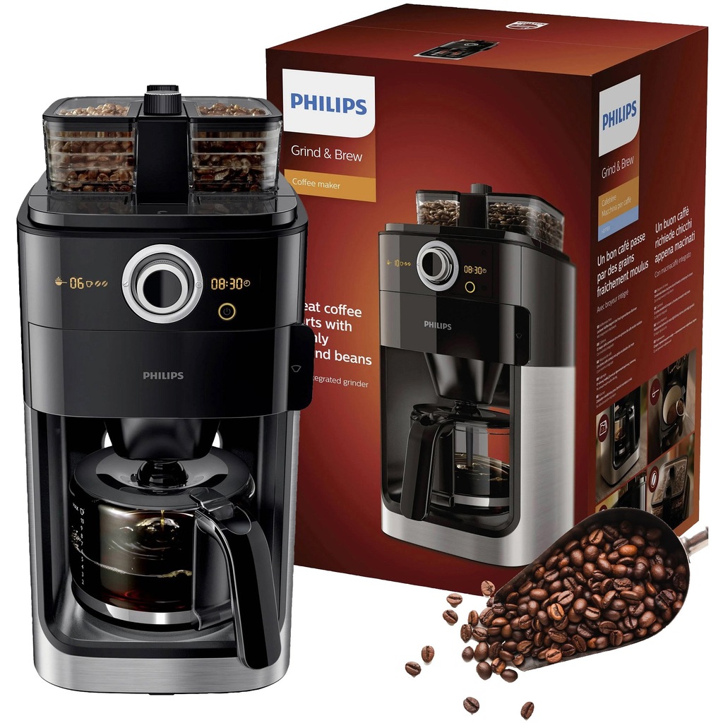 Ekspres przelewowy z młynkiem Philips HD7769/00 - 12431951746