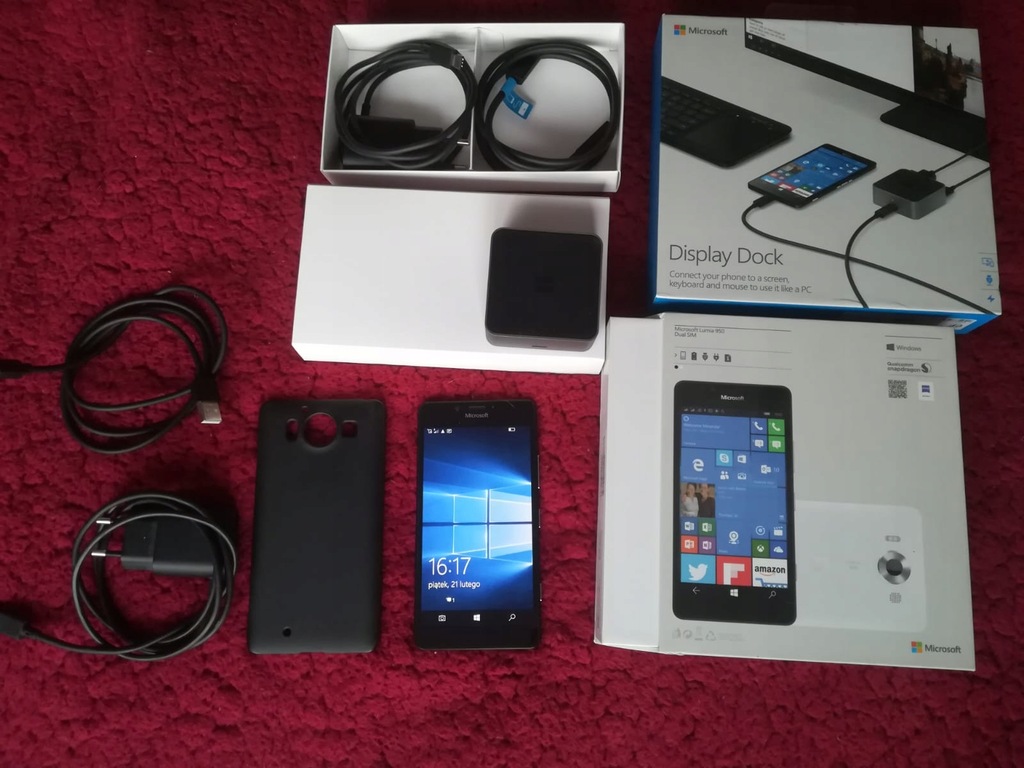 Smartfon Microsoft Lumia 950 czarny 32 GB