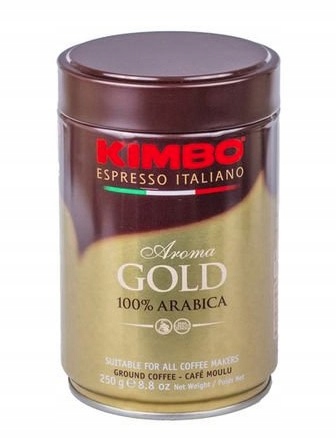 Kawa mielona Kimbo Aroma Gold 250g puszka