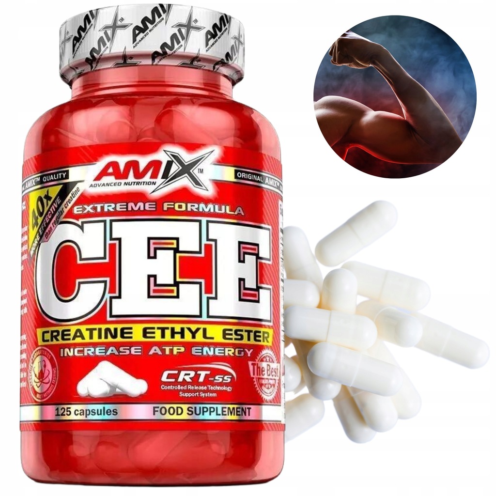 Creatine Monohydrate CEE Ester Etylowy HCL 125Kaps