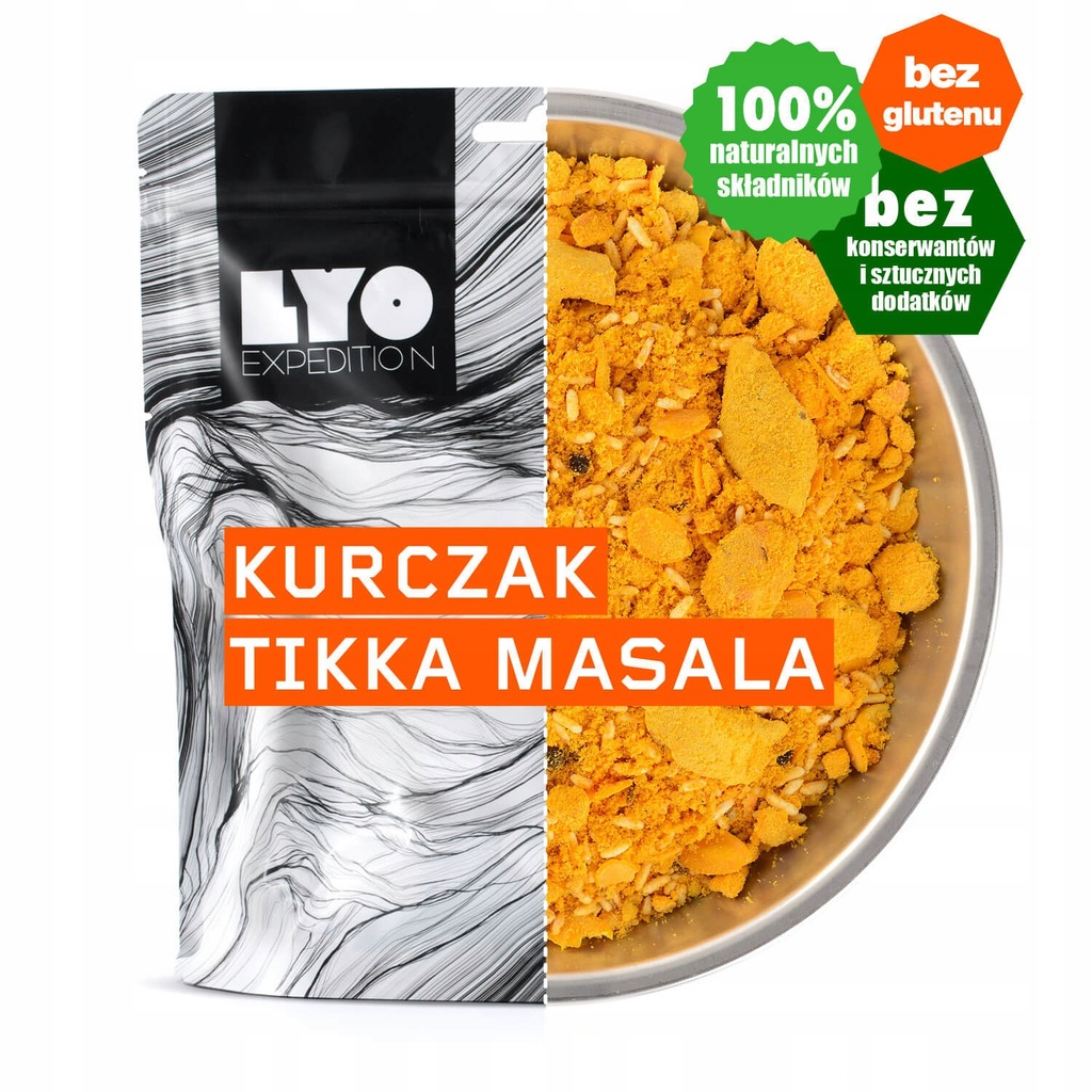 Posiłek liofilizowany kurczak tikka masala LYOfood