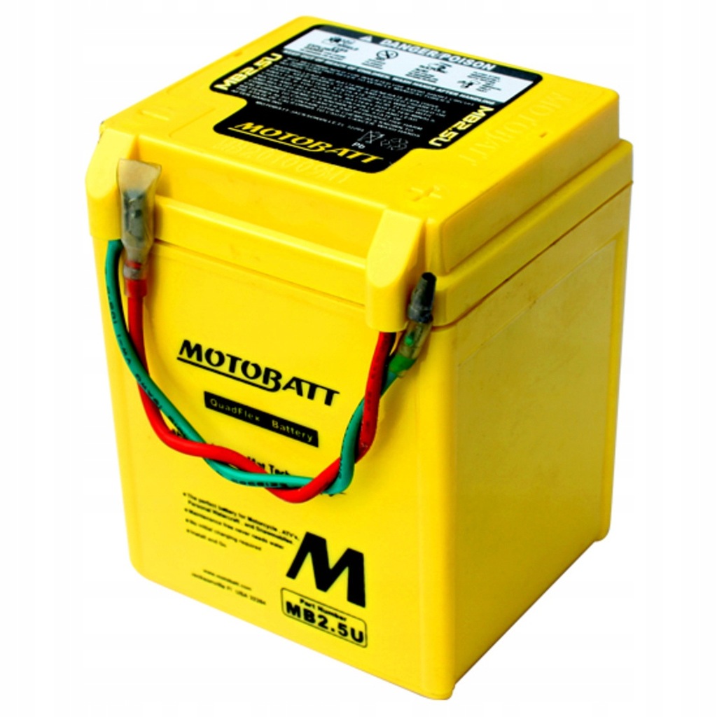 Akumulator AGM żelowy MotoBatt MB2.5U