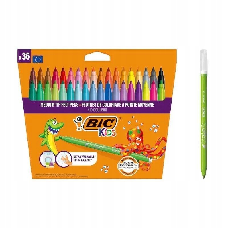 FLAMASTRY KIDS COULEUR 36SZT BIC, BIC