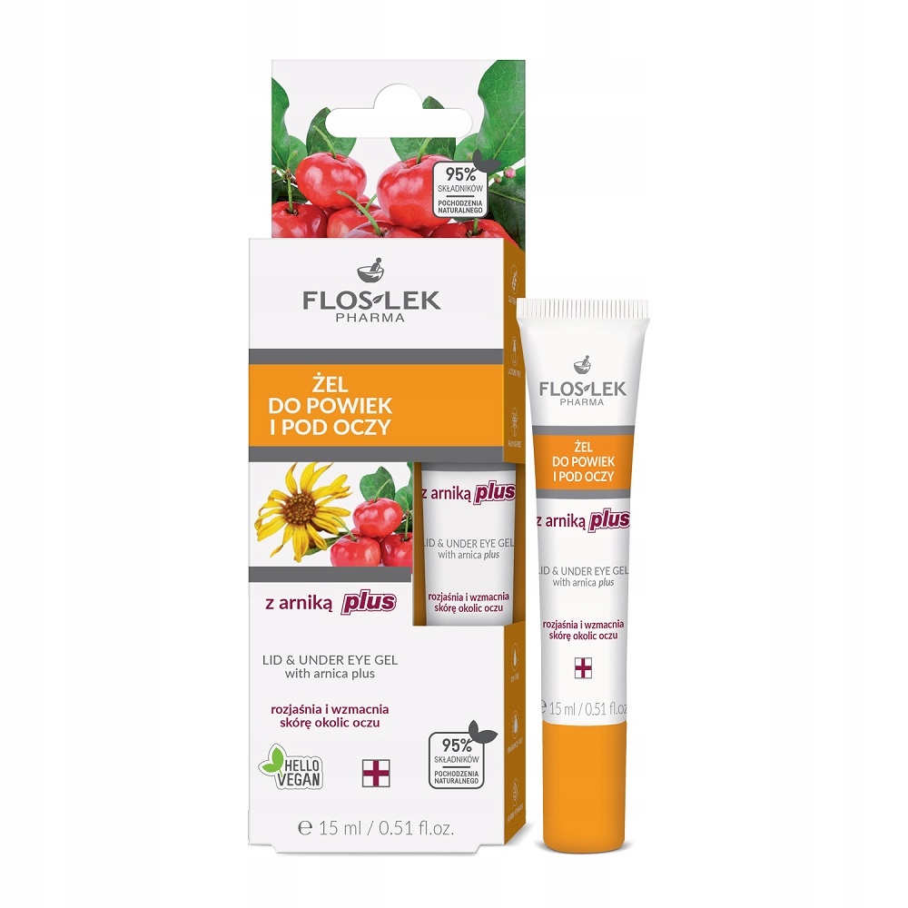 Floslek Żel do powiek i pod oczy z arniką plus 15ml P1