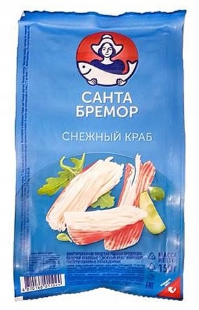 Paluszki krabowe Snow Crab 150g schłodzone.