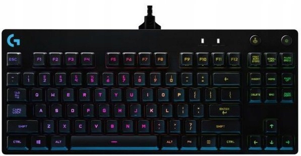 Купить Игровая клавиатура Logitech pro GX синего цвета с RGB-подсветкой ...