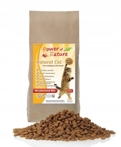 POWER OF NATURE Natural Cat MEADOWLAND MIX 6kg KOT - uszkodzone opakowanie!