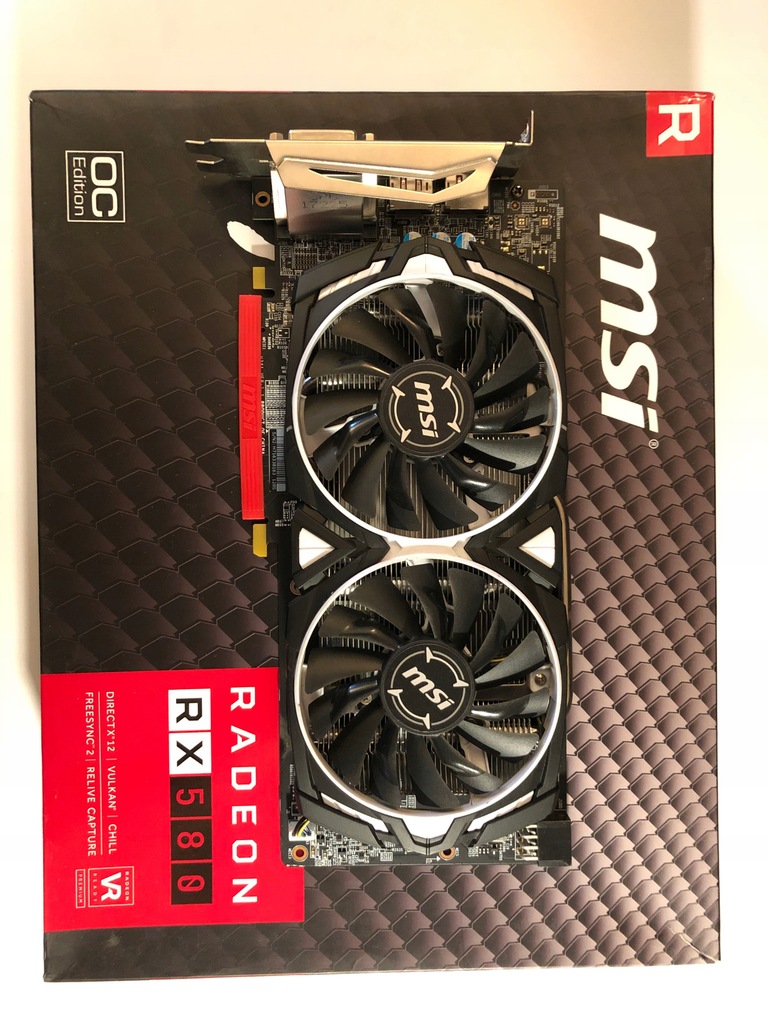 Купить Карта Radeon RX580 MSI ARMOR 8 ГБ + бесплатно!!: отзывы, фото, характеристики в интерне-магазине Aredi.ru