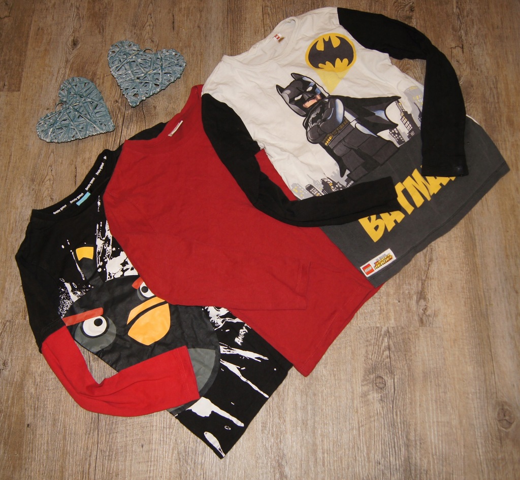 Zestaw chłopiec bluzki Lego Batman Angry Birds
