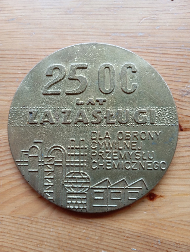 Medal 25 lat Obrony Cywilnej Przemysłu Chemicznego za zasługi BCM